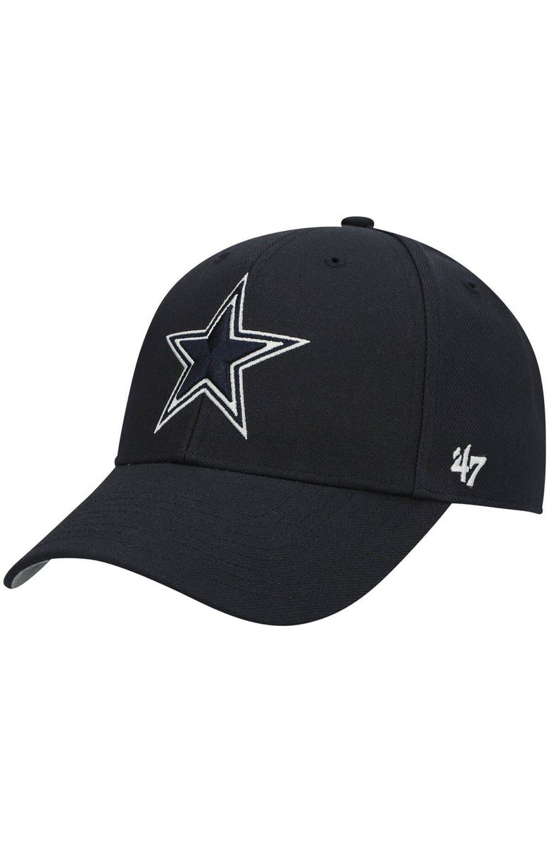 '47 Men's '47 Navy Dallas Cowboys MVP Primary Logo Adjustable Hat, Main, color, Navy