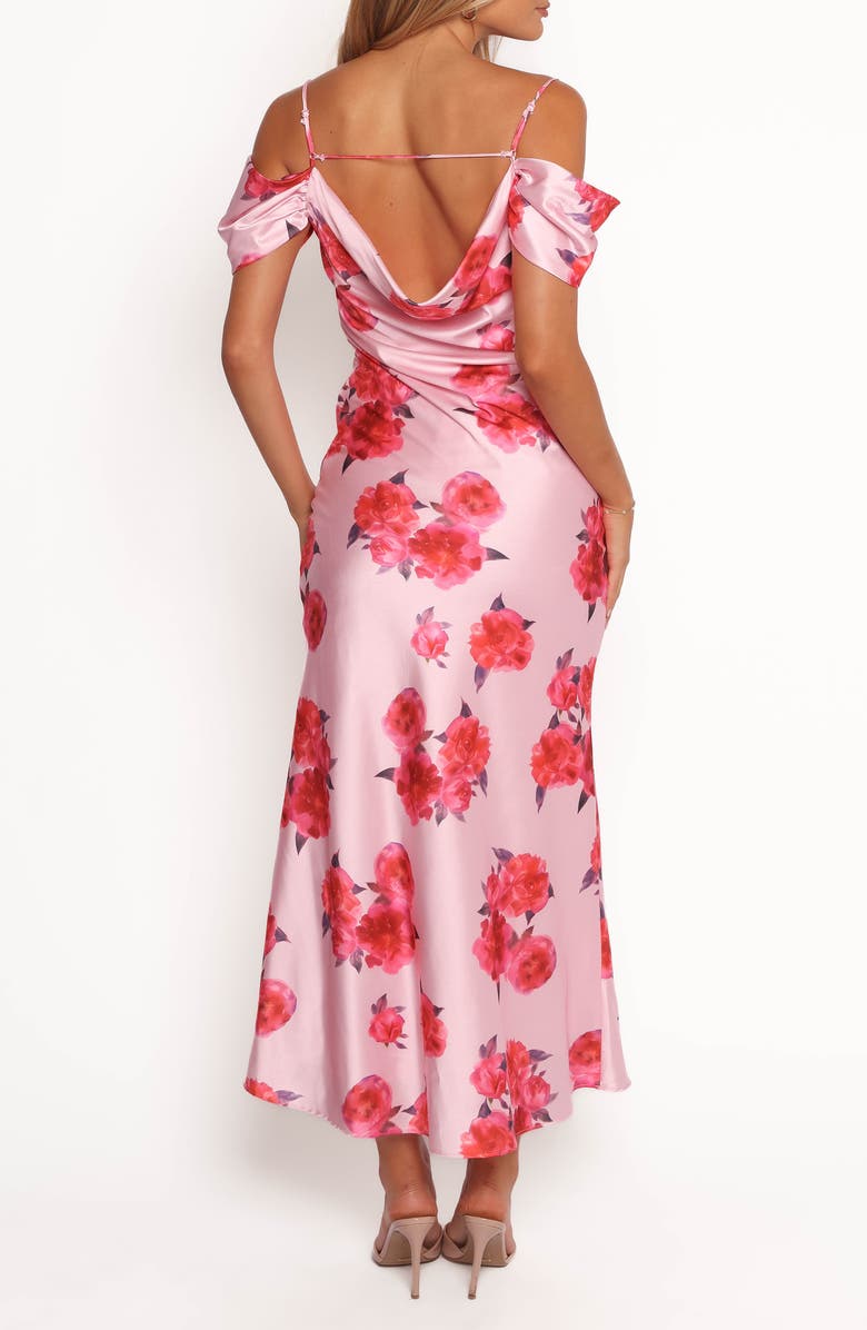 Petal & Pup Esther Floral Midi Dress, Alternate, color, Pink