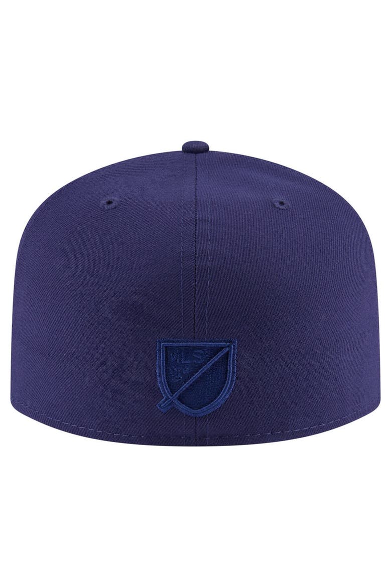 Men's New Era Navy Real Salt Lake Color Pack A-Frame 59FIFTY Fitted Hat, Alternate, color, Navy