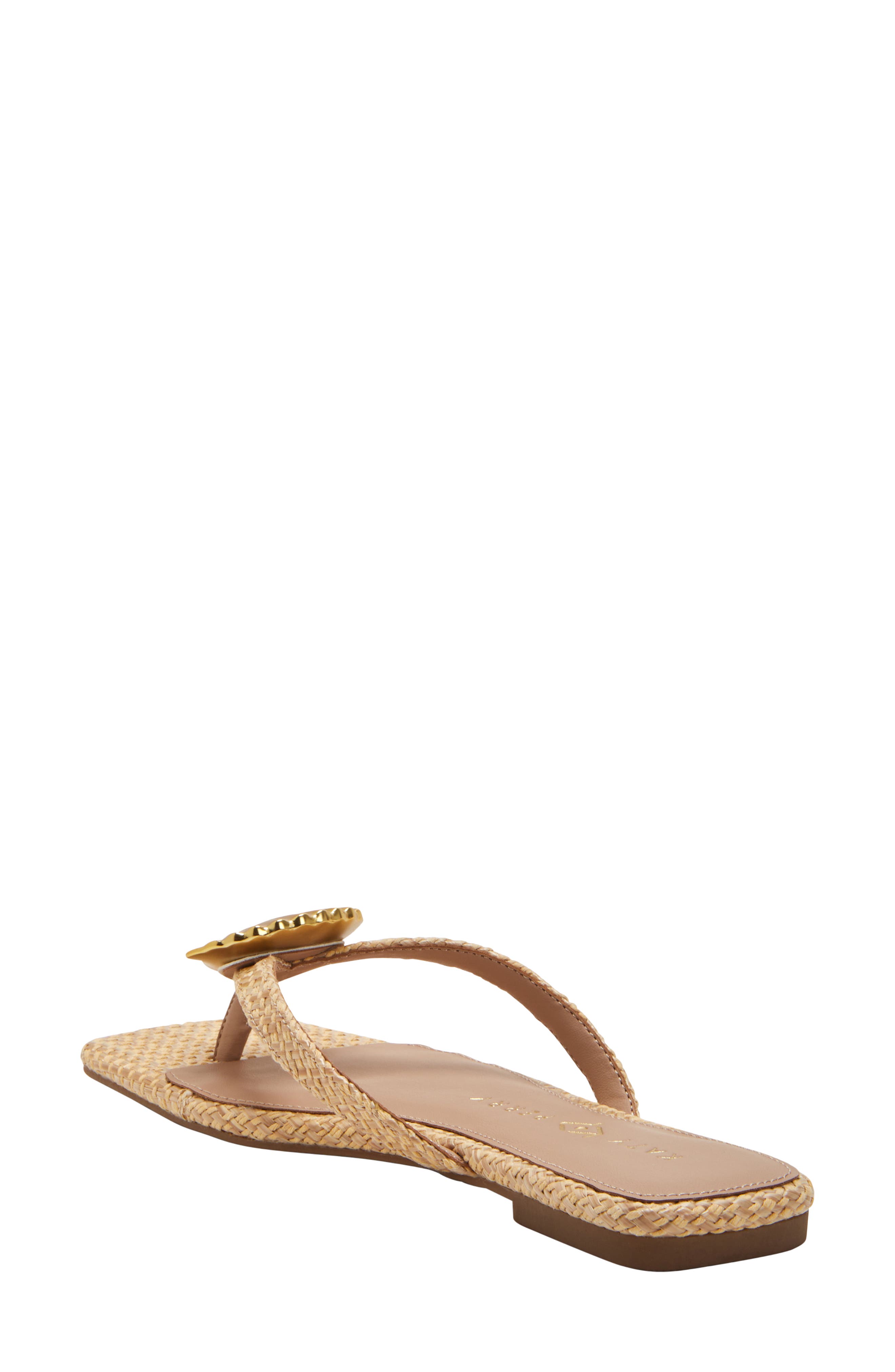 The Camie Shell Flip Flop, Alternate, color, NATURAL