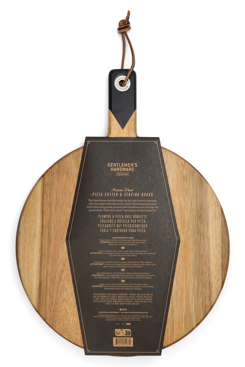 Pizza Board & Cutter Set, Alternate, color, NO COLOR