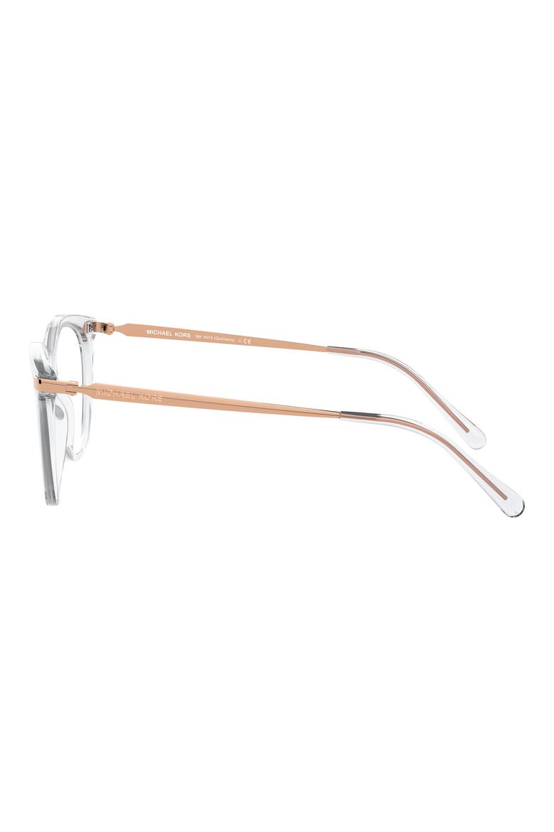 51mm Square Optical Glasses, Alternate, color, CLEAR