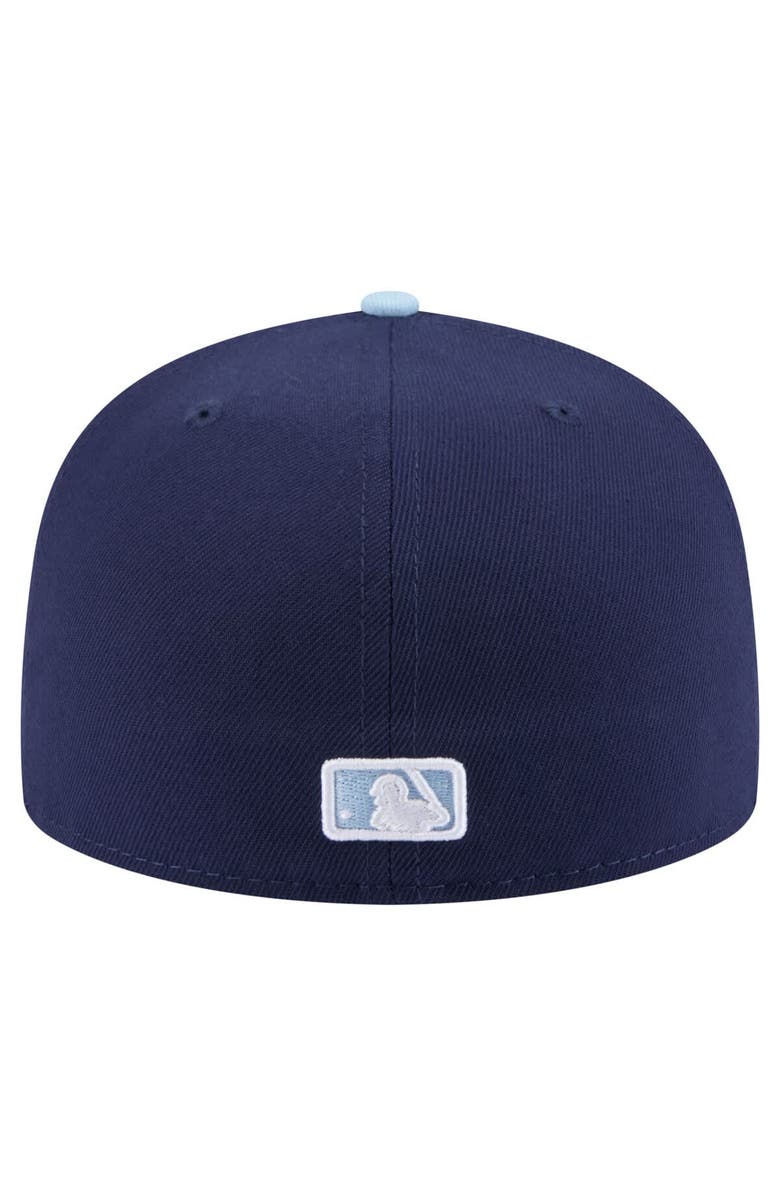 New Era Men's New Era Navy/Light Blue Detroit Tigers Color Pack 2-Tone 59FIFTY Fitted Hat, Alternate, color, 