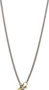 Armenta Pavé Diamond Toggle Pendant Necklace