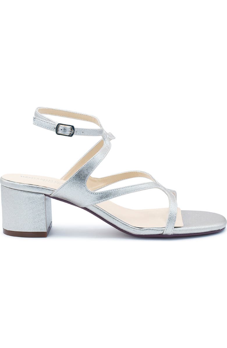 Touch Ups Cora Ankle Strap Sandal - Wide Width Available, Alternate, color, Silver