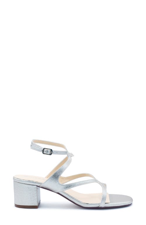 Touch Ups Cora Ankle Strap Sandal In Silver