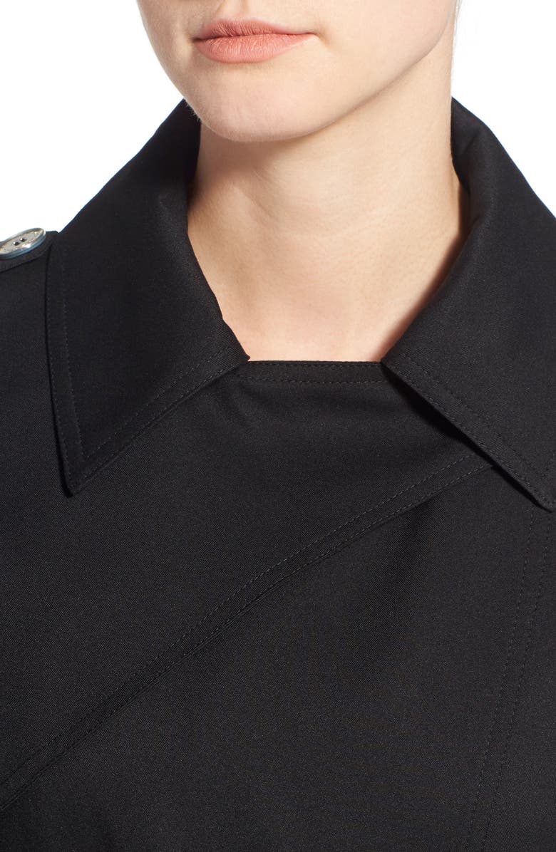 French Connection Twill Trench Coat, Alternate, color, 