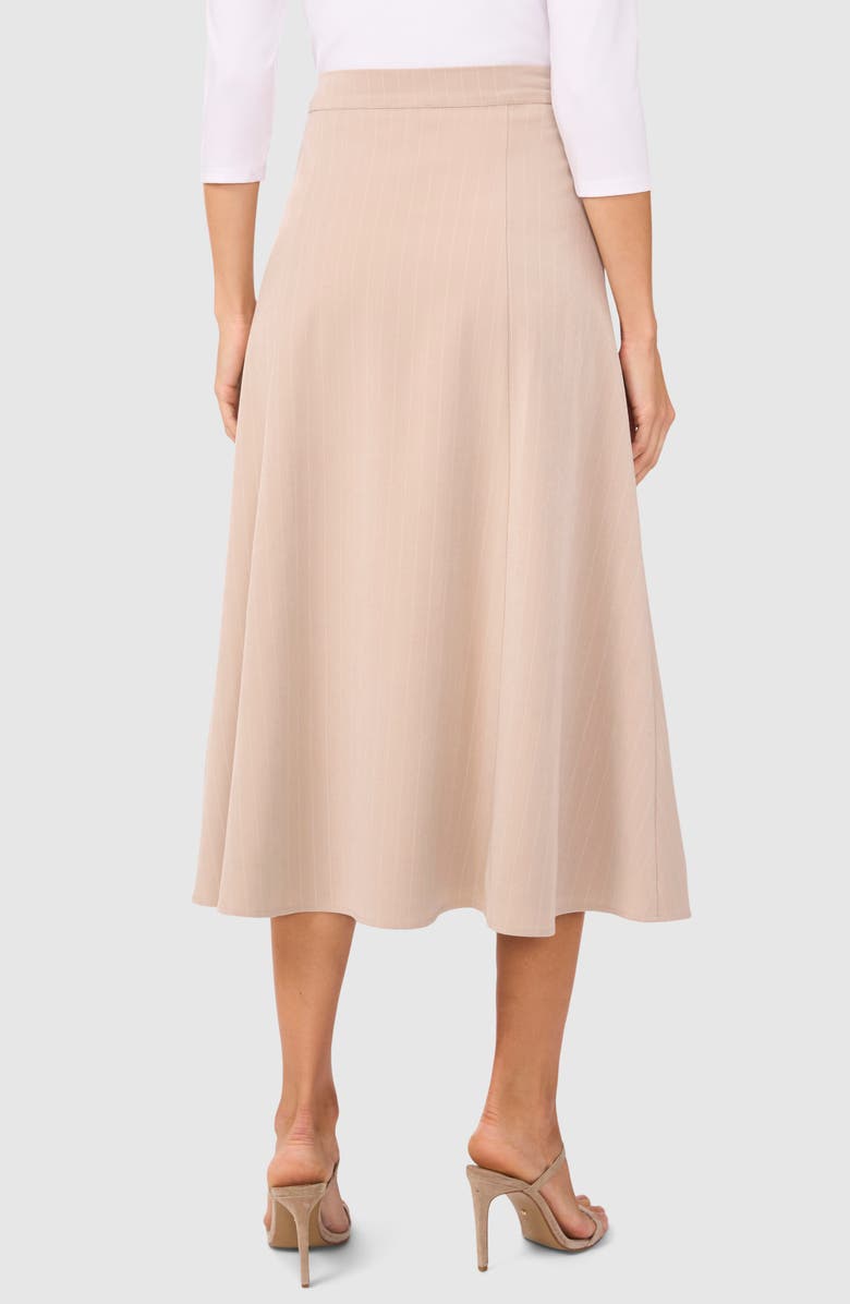 Halogen<sup>®</sup> Pinstripe Midi Skirt, Alternate, color, Taupe