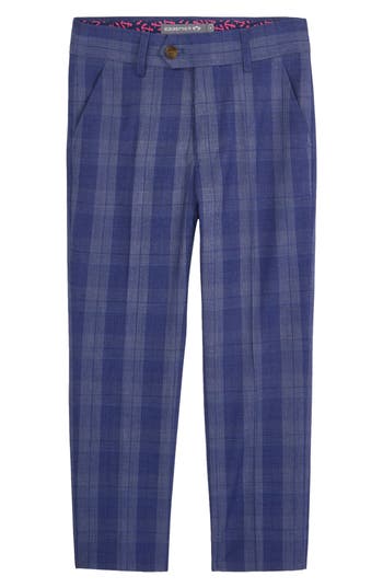 Appaman Kids' Plaid Suit Pants In Multi