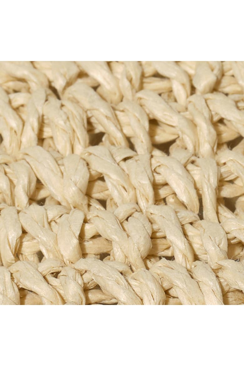 Crochet Open Crown Sunhat, Alternate, color, Natural