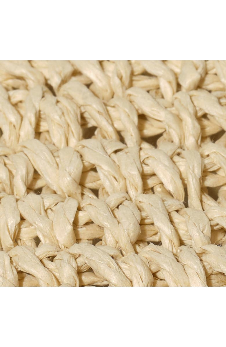 Lauren Ralph Lauren Crochet Open Crown Sunhat, Alternate, color, Natural