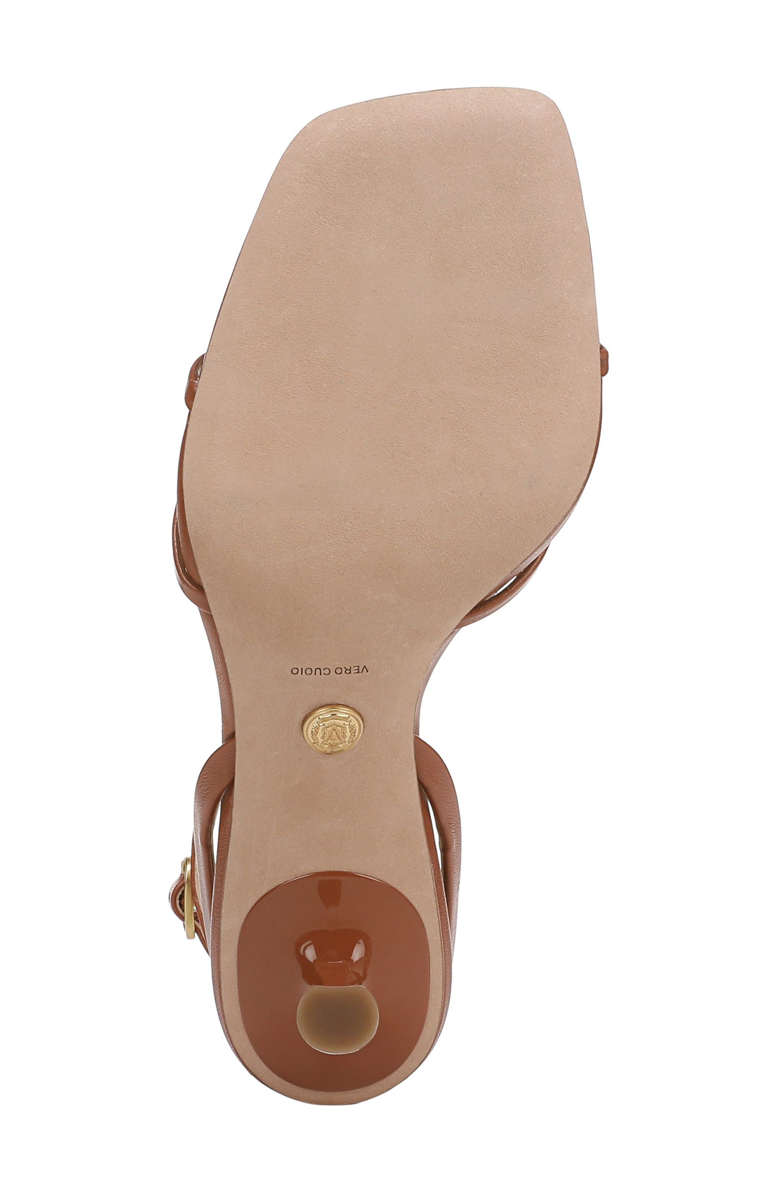 Caterina Ankle Strap Sandal, Alternate, color, HONEY
