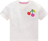 Mini Boden Kids' Cherry Cotton Graphic T-Shirt