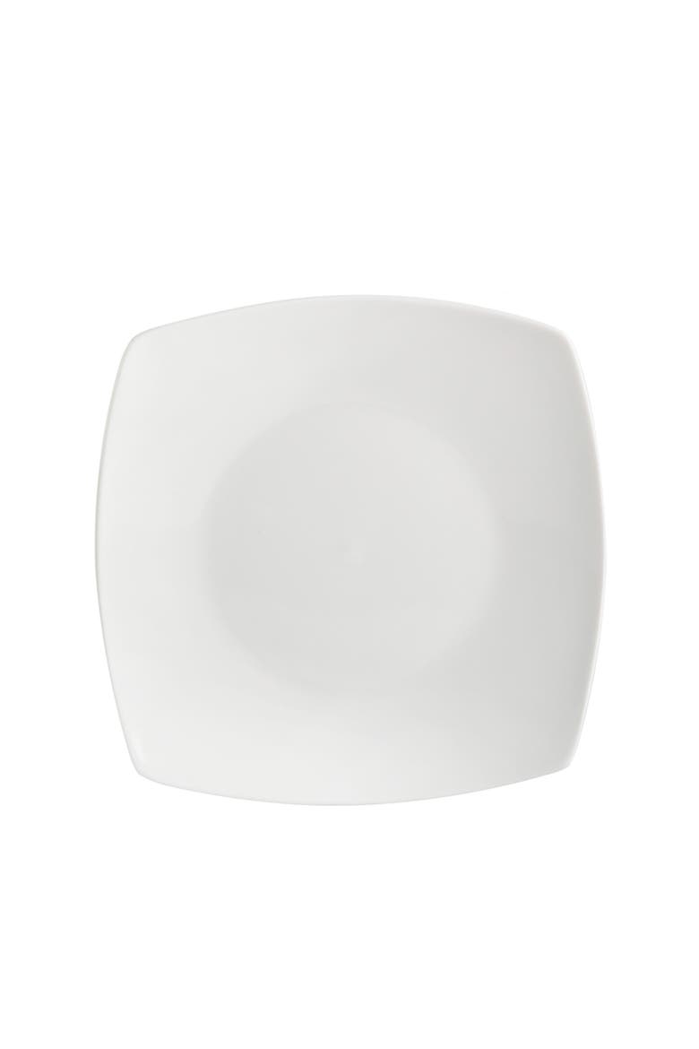 Everyday Square 40-Piece Expanded Dinnerware Set, Alternate, color, White