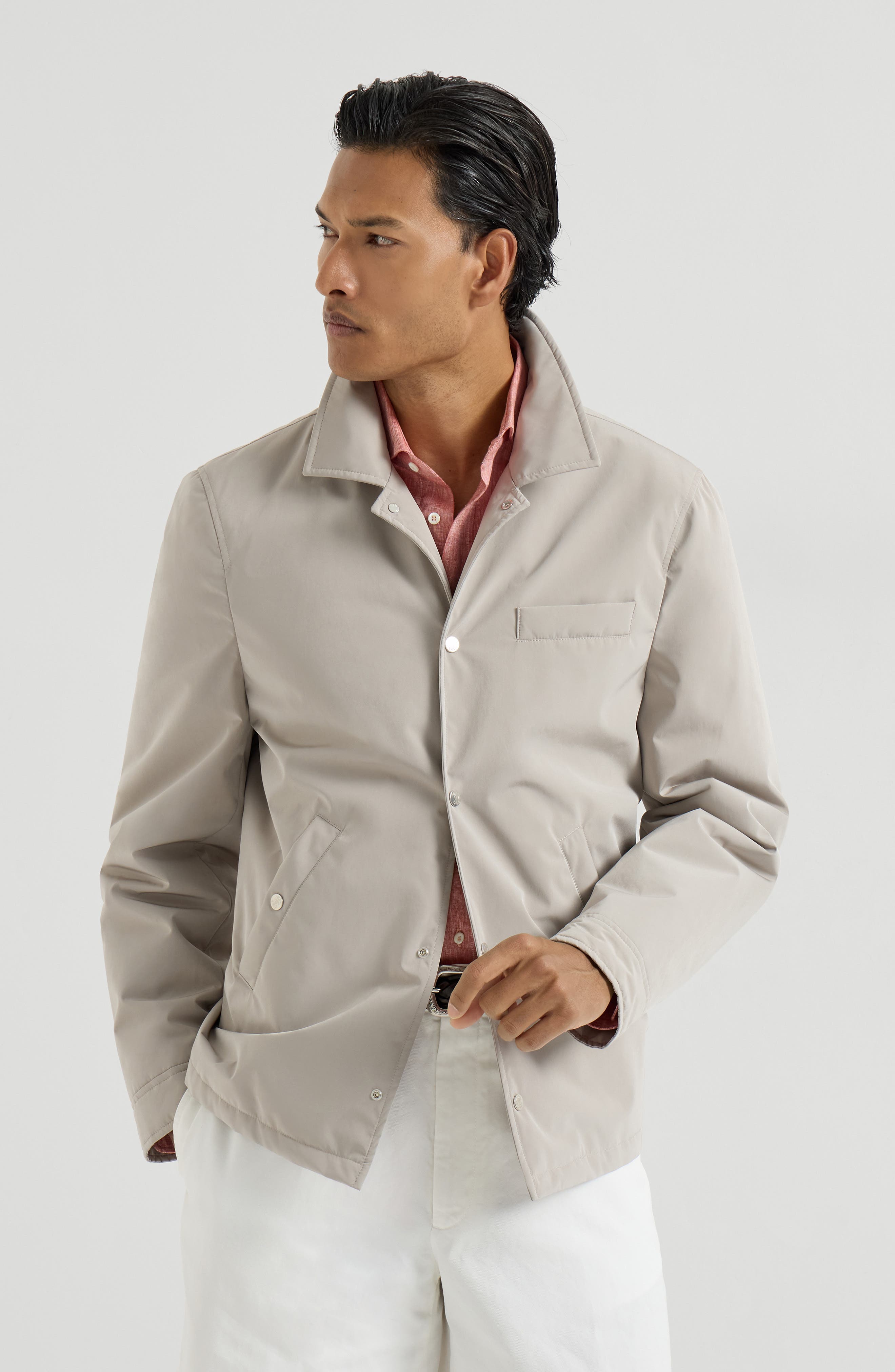 Bonded nylon outerwear jacket - image 1