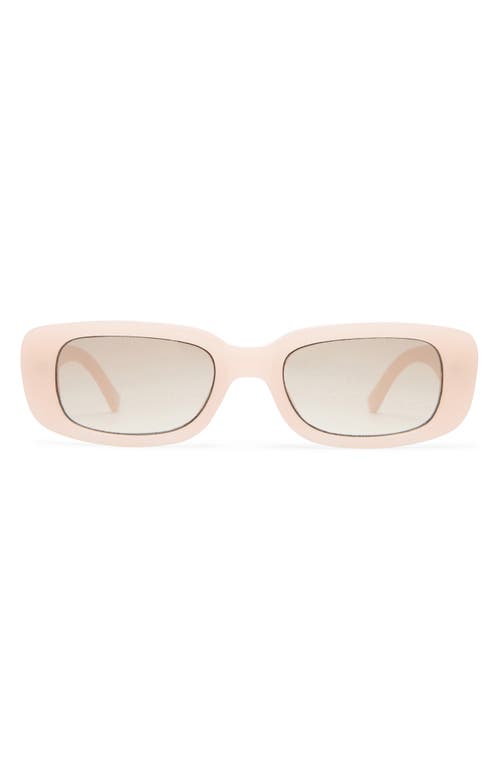 Aire Ceres 51mm Rectangular Sunglasses In Blush/brown Grad