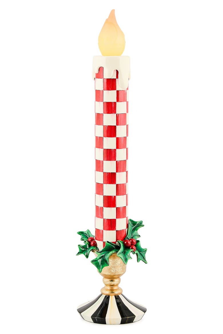 Check It Out Red Illuminated Retro Candle, Main, color, RED