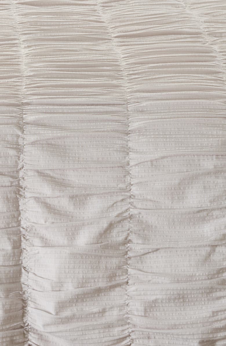 Nordstrom Smocked Seersucker Duvet Cover & Sham Set, Alternate, color, 