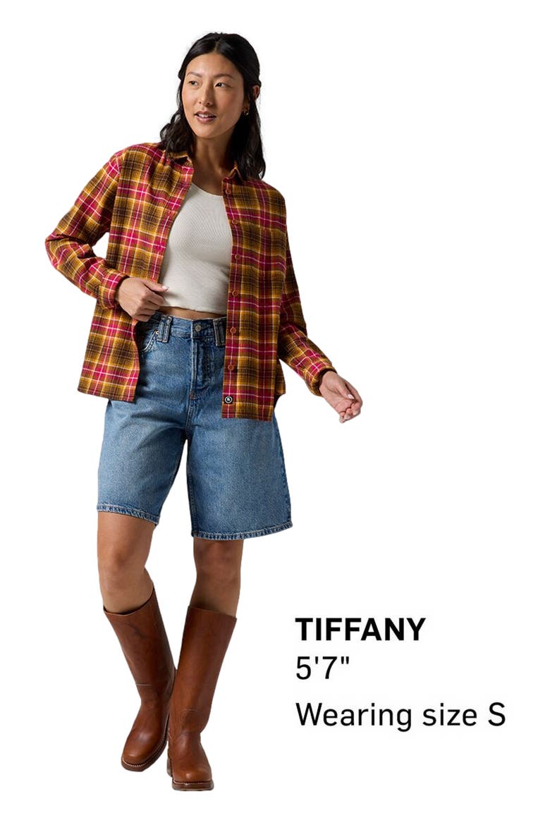 Venture Classic Flannel Shirt - Women's, Alternate, color, Zinnia Peeler Plaid
