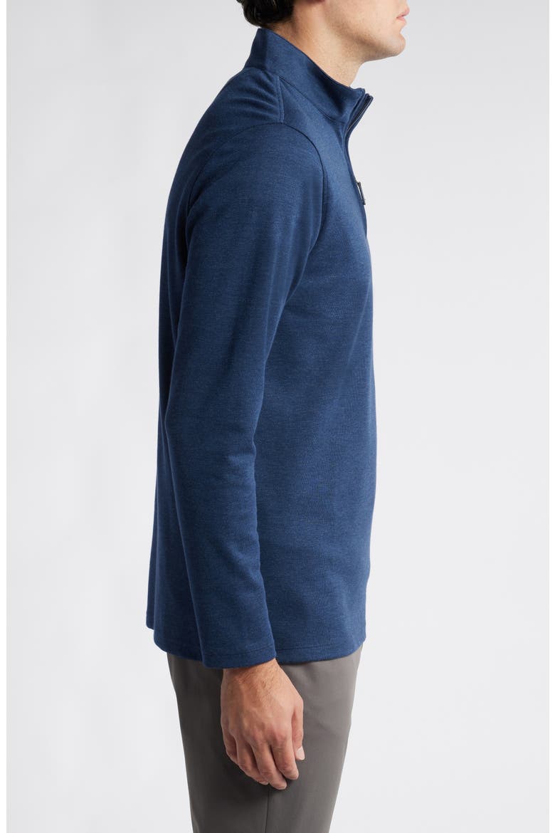 KPI Quarter Zip Pullover, Alternate, color, NAVY HEATHER