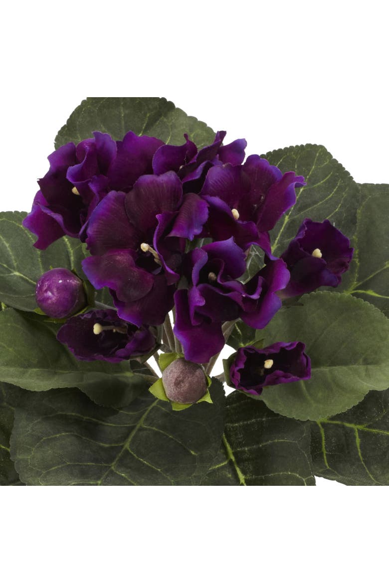 11-in Gloxina Artificial Plant, Alternate, color, Green
