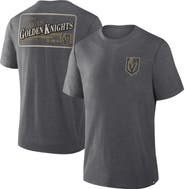 FANATICS Men's Fanatics Heather Charcoal Vegas Golden Knights Fan Lanes Tri-Blend T-Shirt