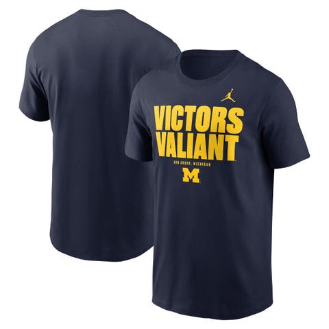 Men's Jordan Brand Navy Michigan Wolverines Campus Local T-Shirt