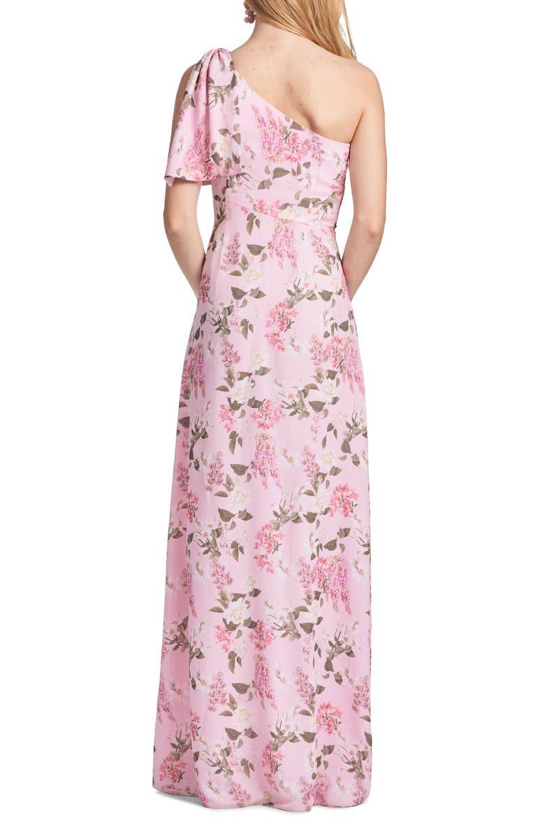 Sachin & Babi Chelsea Floral One-Shoulder Gown, Alternate, color, 