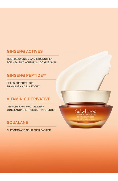 SULWHASOO SULWHASOO CONCENTRATED GINSENG REJUVENATING CREAM SET (LIMITED EDITION) $331 VALUE 