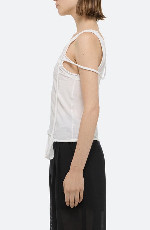 Helmut Lang Strappy Tank In White