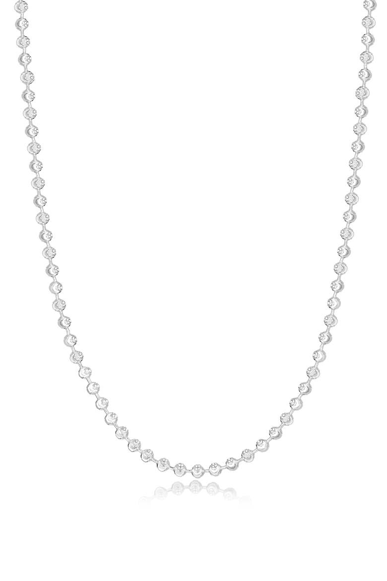 Mona Chain Necklace, Main, color, SILVER