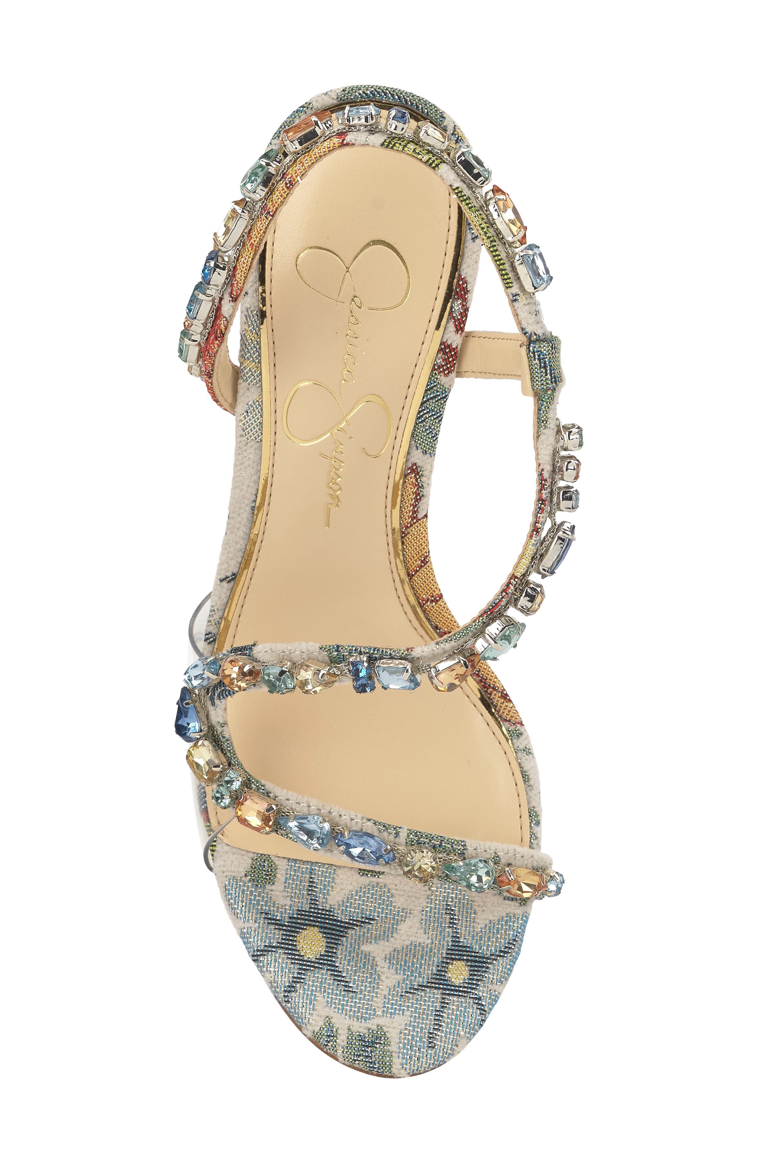 Jaycin Sandal, Alternate, color, BEIGE MULTI