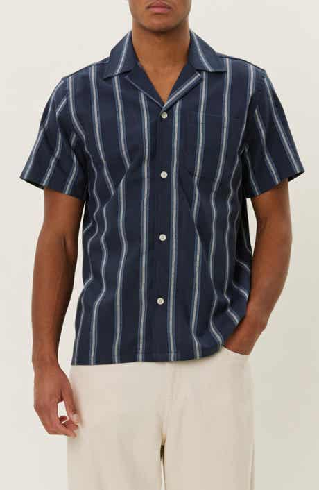Les Deux Lawson Stripe Camp Shirt