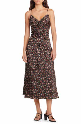 SANDRO Emmanuela Ditsy Midi Dress