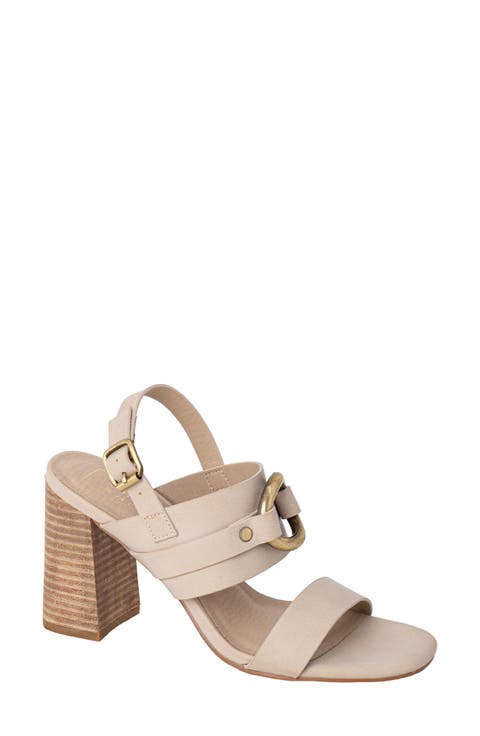 Hannah Block Heel Slingback Sandal (Women)