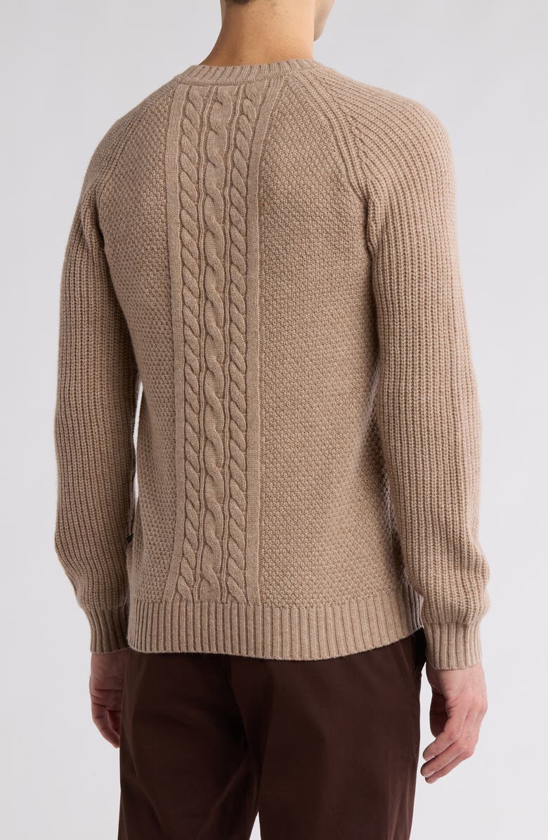 Rodd & Gunn Jacobs Town Cable Stitch Sweater, Alternate, color, Oatmeal