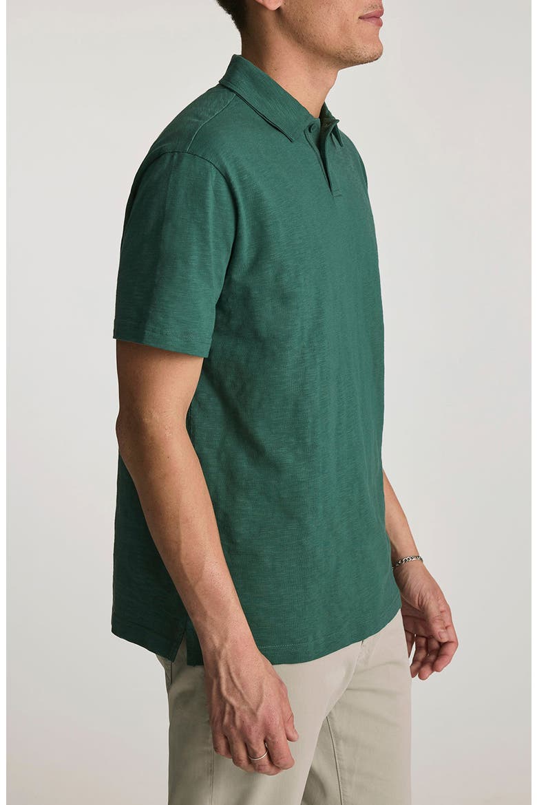Slub Cotton Polo, Alternate, color, BISTRO GREEN