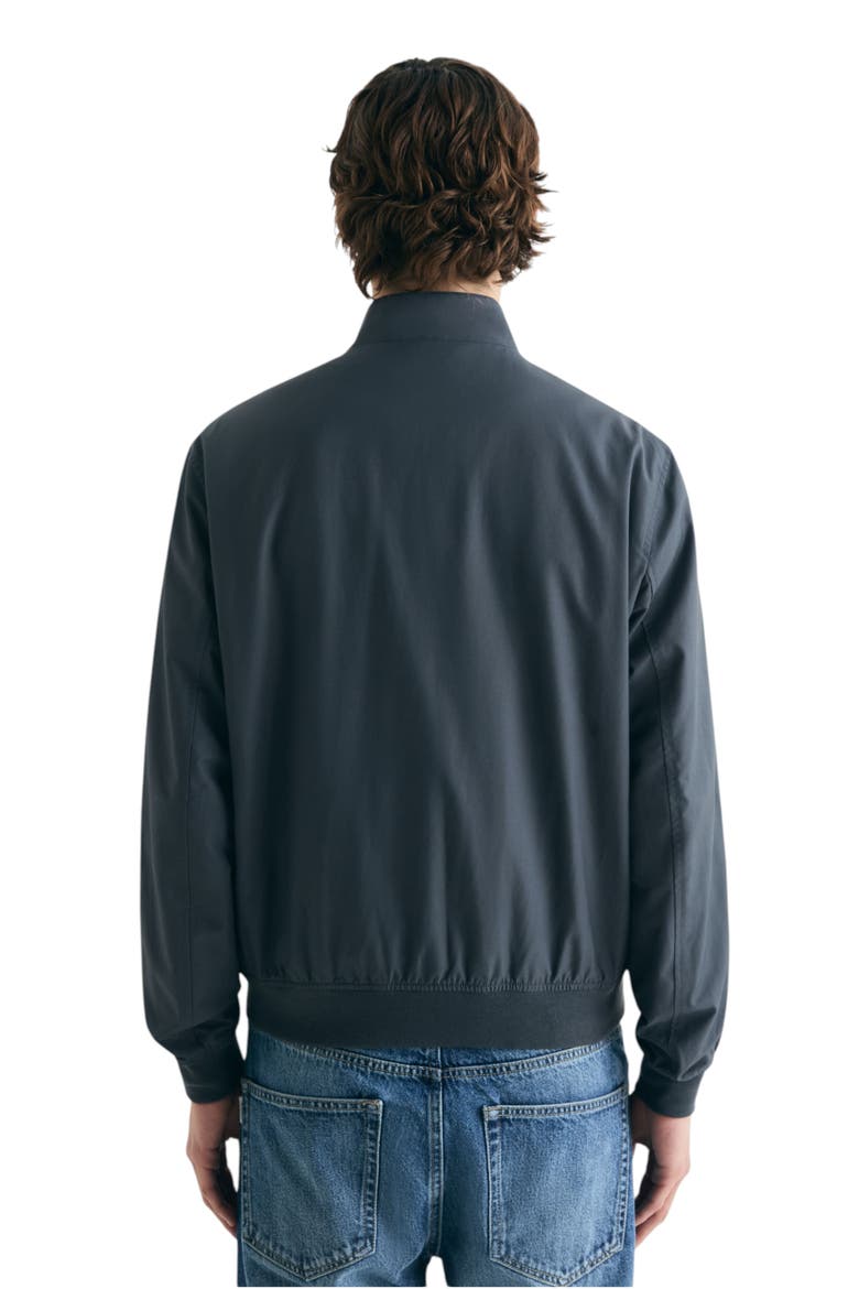 High Neck Bomber Jacket, Alternate, color, Navy