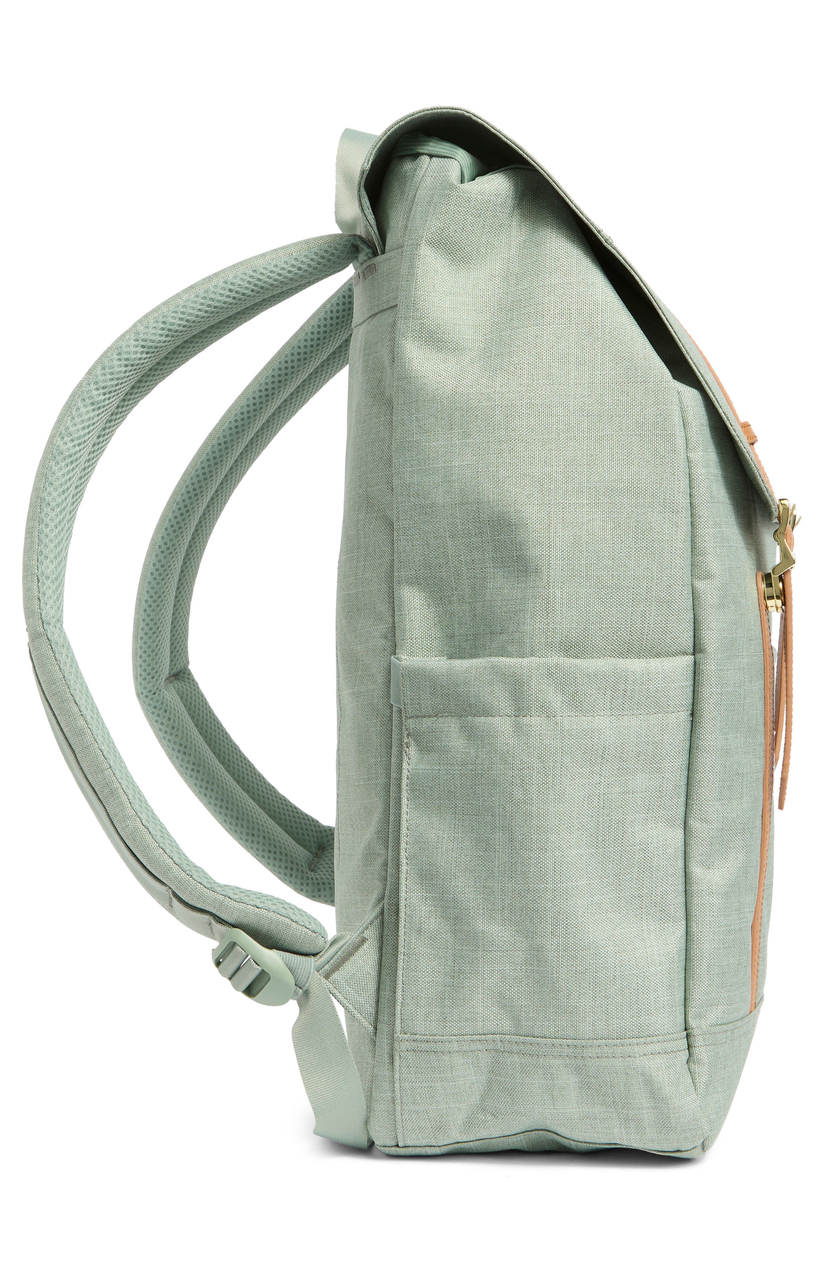 Herschel Supply Co. Retreat Backpack, Alternate, color, Iceberg Green Crosshatch