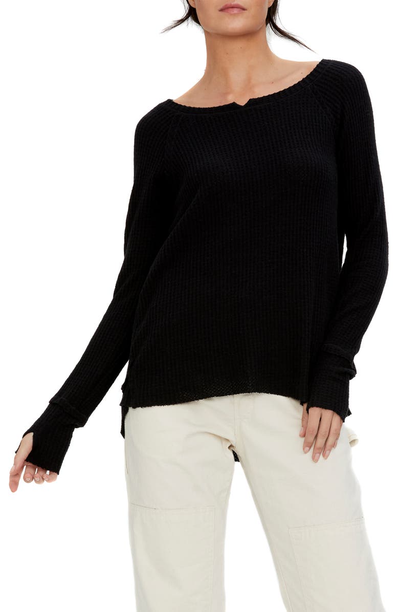Michael Stars Kim Notch Thumbhole Sweater, Main, color,