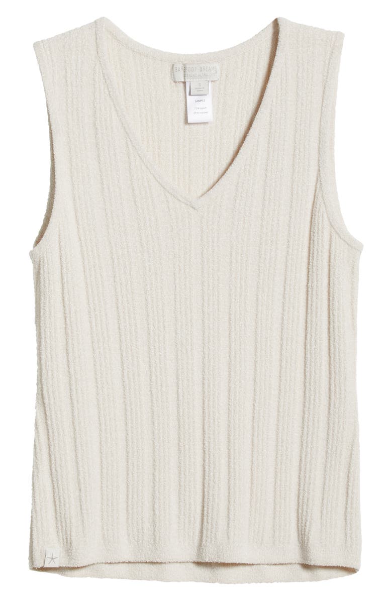 Barefoot Dreams<sup>®</sup> CozyChic Ultra Lite<sup>®</sup> Rib V-Neck Tank, Alternate, color, Sand Dune