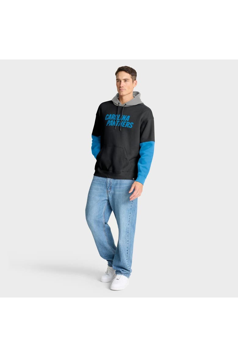 Men's Fanatics Black Carolina Panthers Helmet Pullover Hoodie, Alternate, color, Black