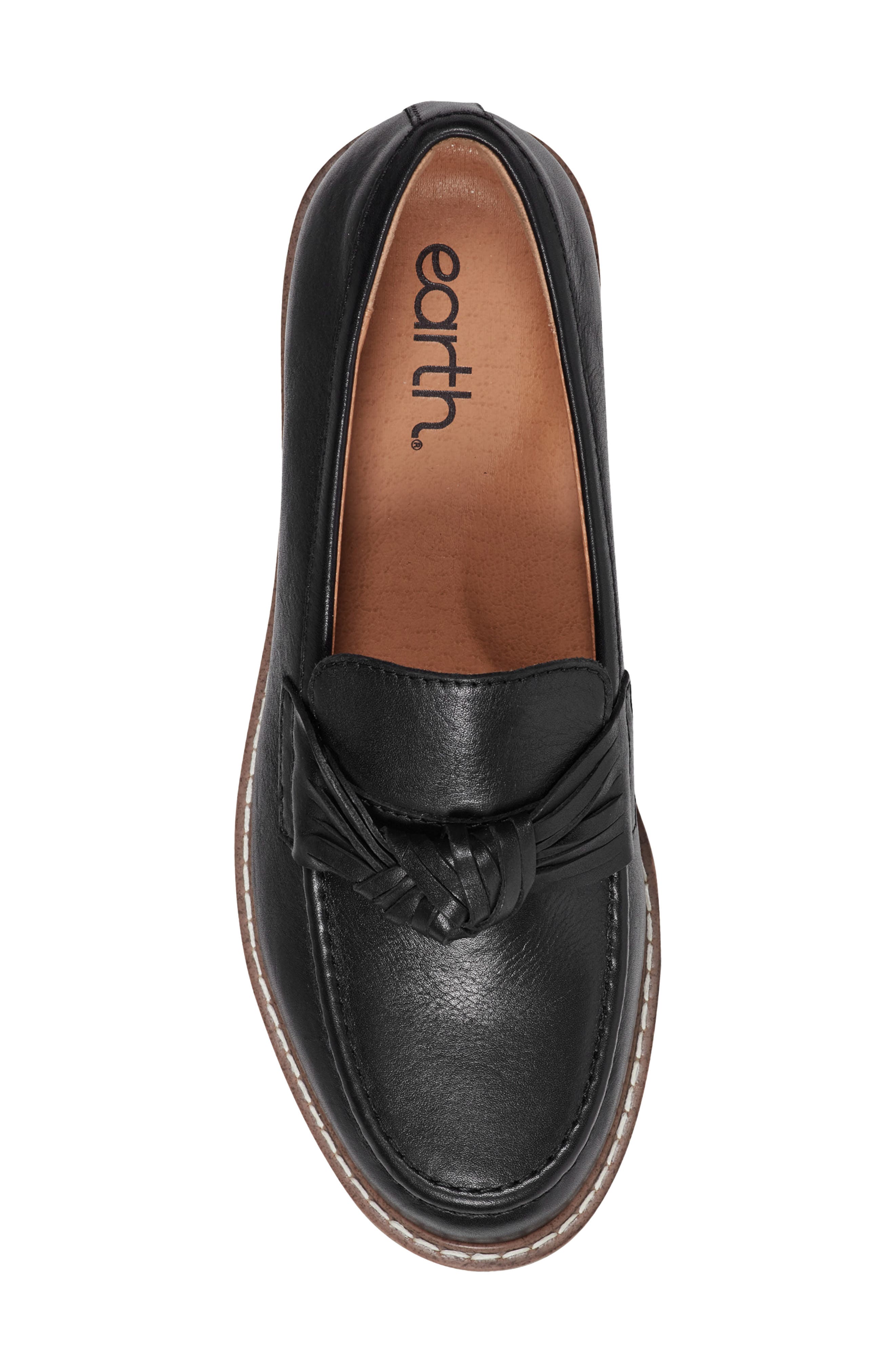 Earth<sup>®</sup> Jade Knot Detail Loafer, Alternate, color, Black