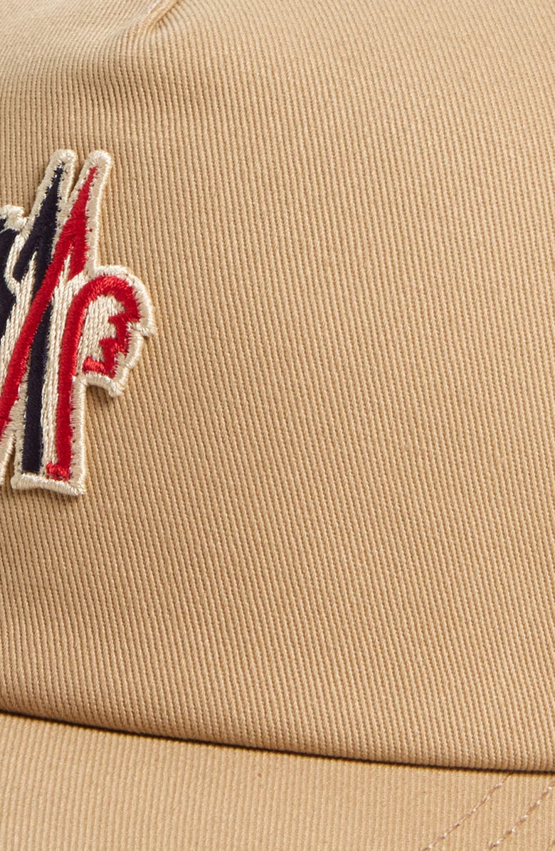 Moncler Grenoble Logo Cotton Twill Baseball Cap, Alternate, color,