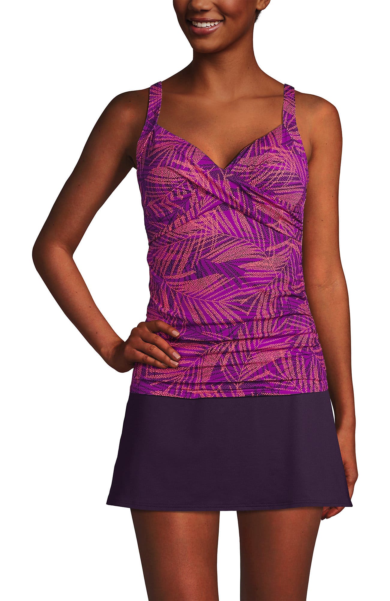 Violet Rose Stipple Palm