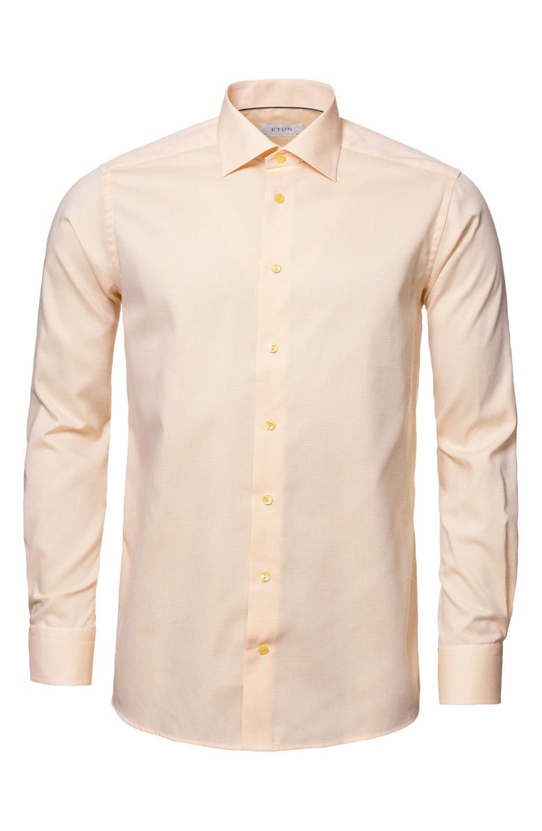 Eton Contemporary Fit Stripe Cotton Dress Shirt, Alternate, color, 