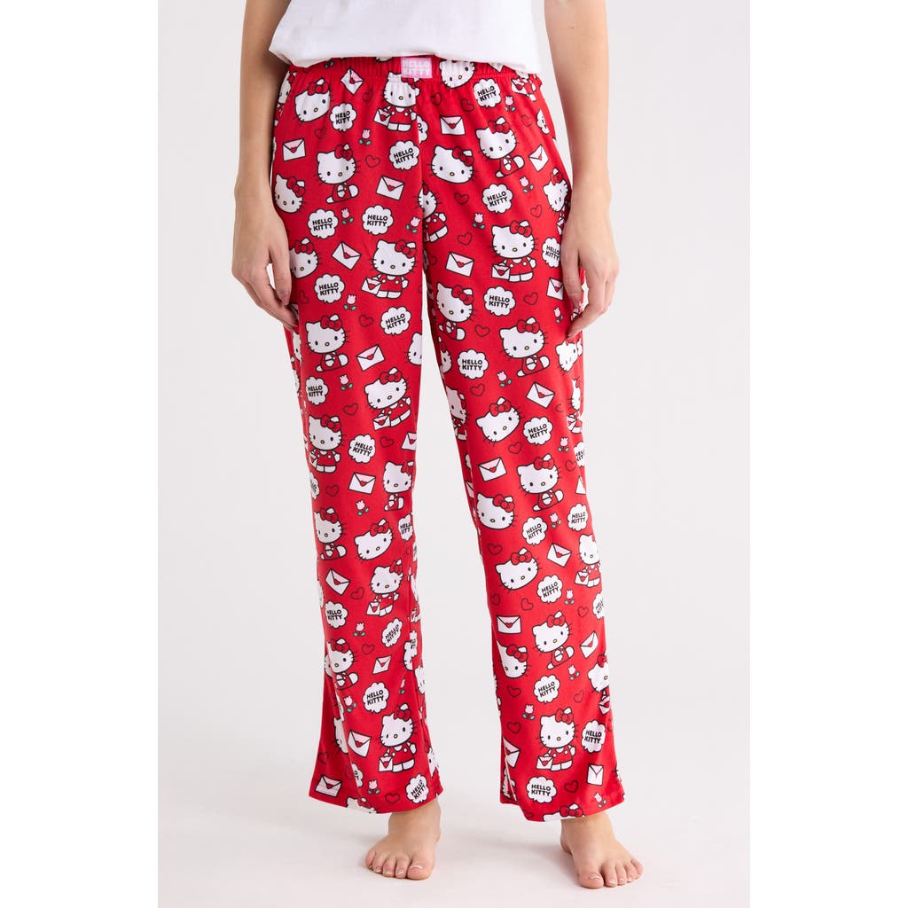 Hello Kitty Pajama Pants In Red