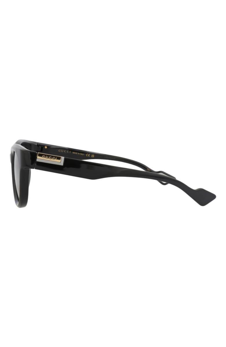 Gucci Novelty Sunglasses, Alternate, color, Black Black Grey