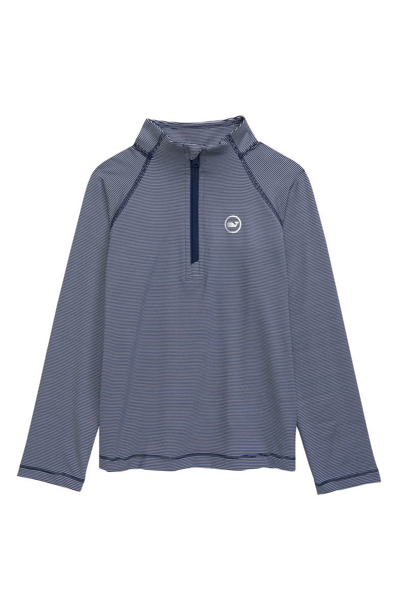 vineyard vines Sankaty Stripe Performance Pullover, Main, color,