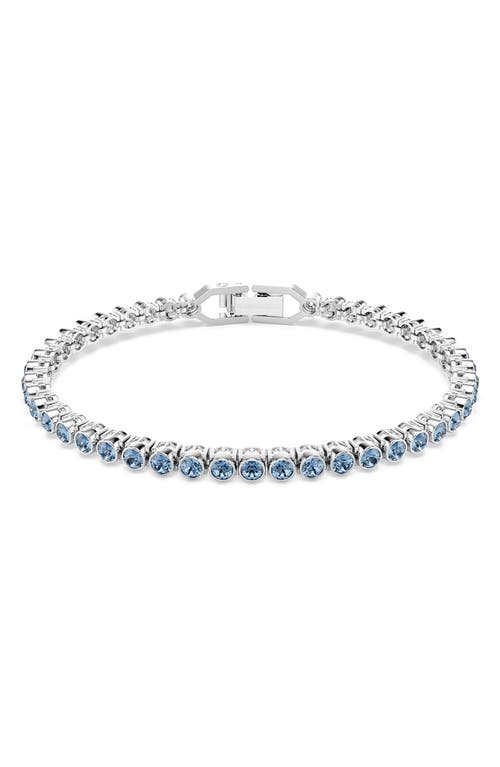 Swarovski Swaroski Imber Emily Rhodium Plated Tennis Bracelet In Multi